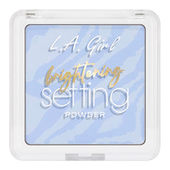 L.A. Girl marble powder texture close-up highlighting silky matte finish and blurring effect