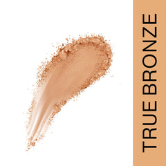L.A. Girl applying powder with sponge demonstrating buildable coverage and control