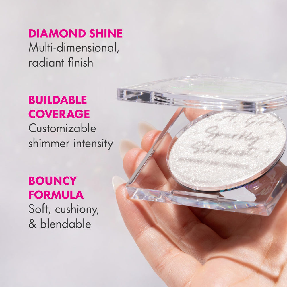 L.A. Girl shoulder highlight demonstrating body shimmer and radiance