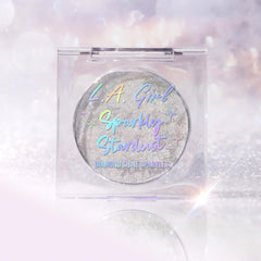 L.A. Girl on vanity styled shot showing wearable glow and lifestyle use