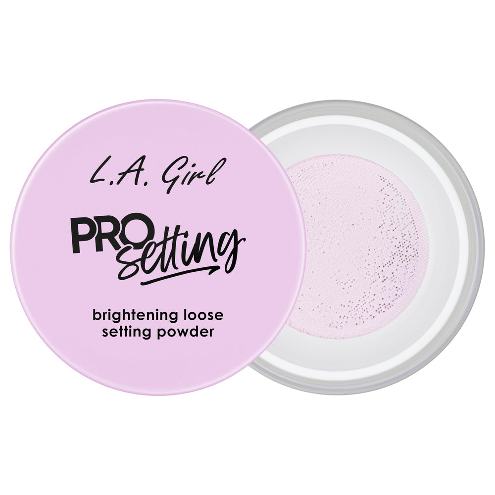 L.A. Girl finely milled powder close-up highlighting soft texture and blur effect