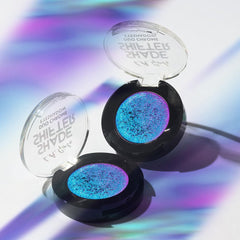 L.A. Girl Topaz applied on eyelid showing multidimensional metallic sheen and eye-defining effect