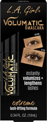 L.A. Girl Volumatic mascara front packaging shows shade and benefits
