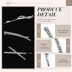 La Jolie Jasmin straight pin lineup displaying multiple pieces for styling