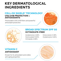 La Roche-Posay applied to hand demonstrating quick absorption and matte feel