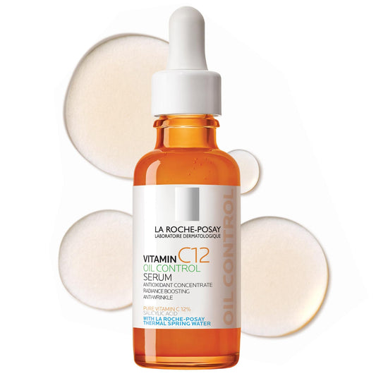 La Roche-Posay front bottle view showing sleek packaging and clear formulation benefits