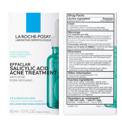 La Roche-Posay close-up droplet on skin showing hydration and exfoliating action