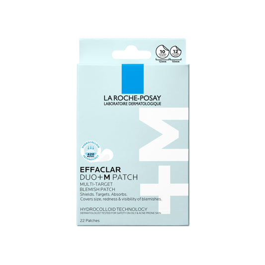 La Roche-Posay front packaging showing the patch box and branding, convenient protection