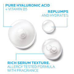 La Roche-Posay label with ingredients highlighting clean dermatologist-tested formula