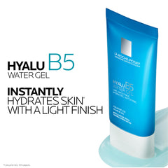 La Roche-Posay open jar gel texture illustrating lightweight hydration