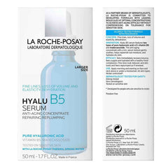 La Roche-Posay pipette dispensing serum showcasing smooth hydrating texture