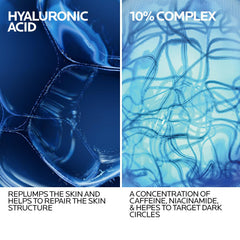 La Roche-Posay clear serum drop texture highlighting hydrating hyaluronic benefit