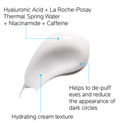 La Roche-Posay gel texture close-up illustrating lightweight hydration and cooling feel