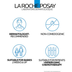 La Roche-Posay ingredient label highlighting niacinamide and shea butter benefits