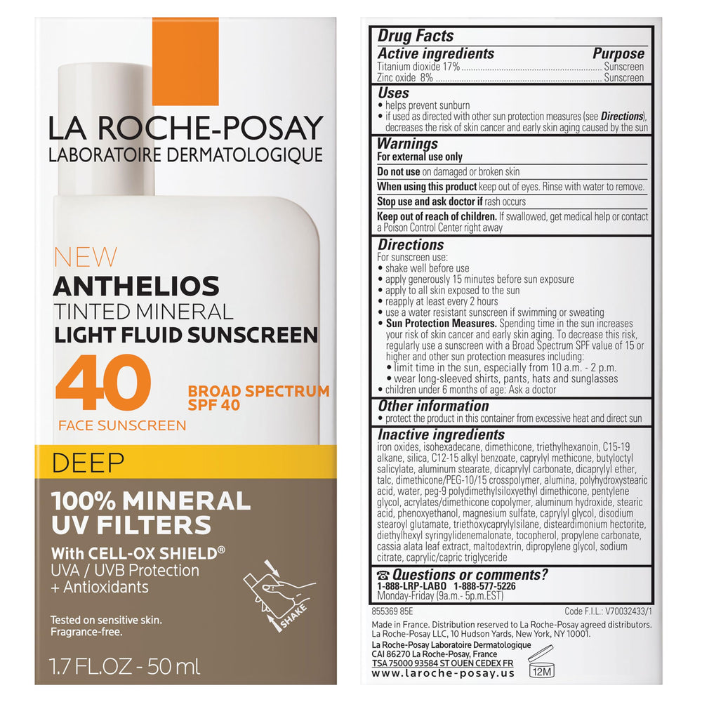 La Roche-Posay worn outdoors showing sun protection during activities