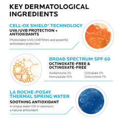 La Roche-Posay lotion dispensed on hand demonstrating easy application