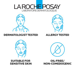 La Roche-Posay serum applied during a nighttime routine, illustrating evening use benefit