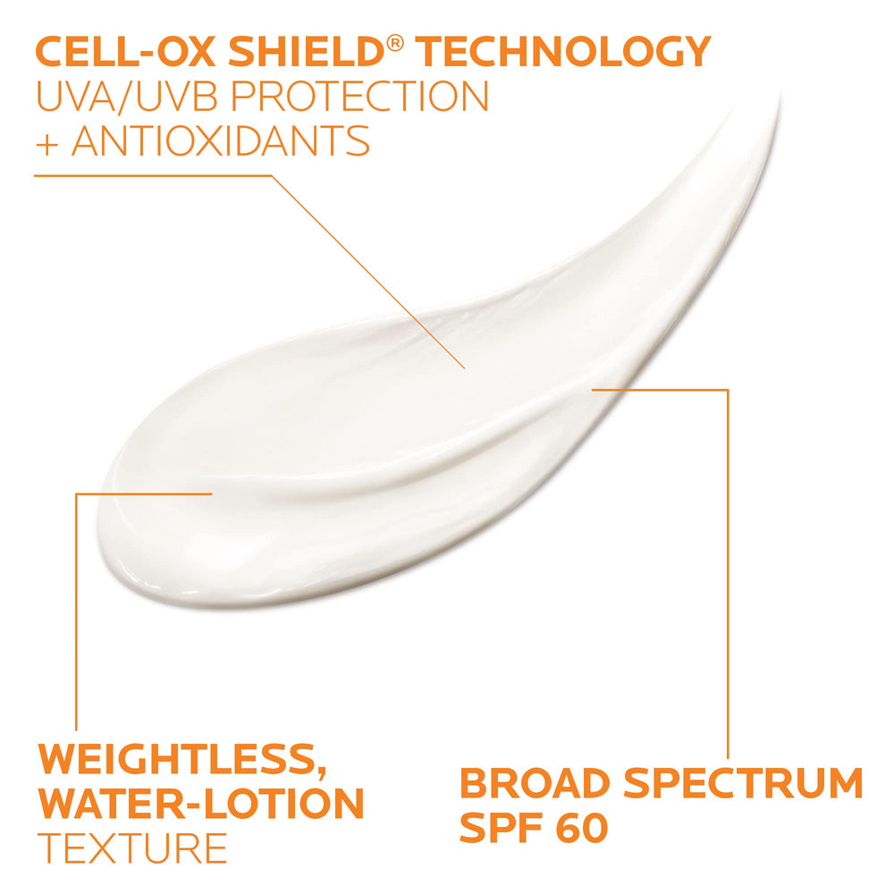 La Roche-Posay texture close-up turning water-like for lightweight absorption benefit