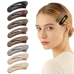 Lahnie front view of 8-pack flat clips shows compact daily convenience