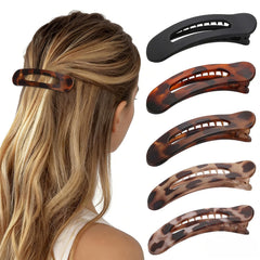 Lahnie front packaging view showing five flat clips and storage convenience