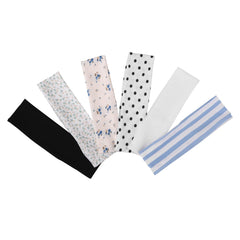 Lajou vivid-blue stripe front view shows pattern and neat finish for stylish hold