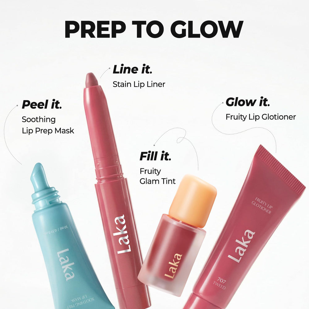 Laka tube label close-up showing shade name and ingredient transparency