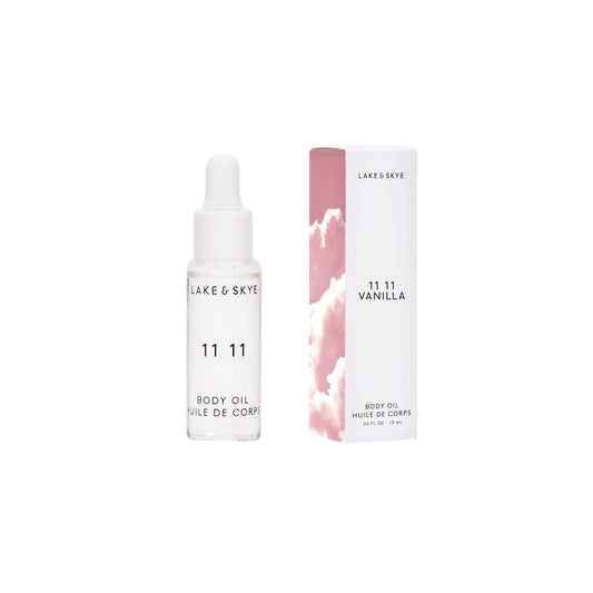Lake & Skye front bottle showing label, compact sample for travel