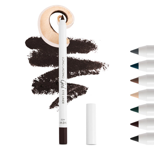 Lamel deep brown front packaging showing product and shade benefits