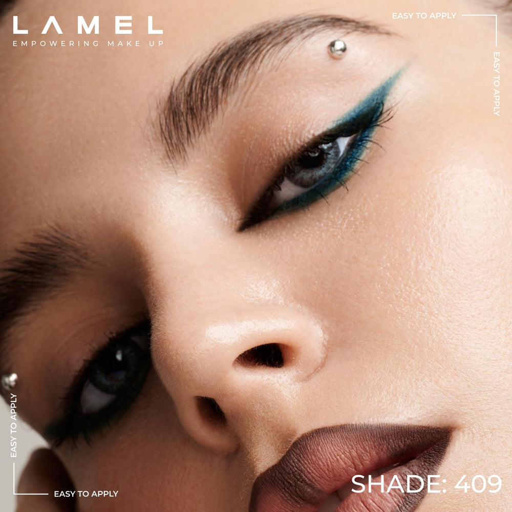 Sharpened Lamel Lagoon tip detail highlighting precision and crisp eyeliner results