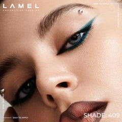 Sharpened Lamel Lagoon tip detail highlighting precision and crisp eyeliner results