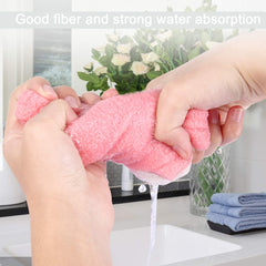 Lamoutor wrap on child in bathroom keeping hair tidy and hands-free