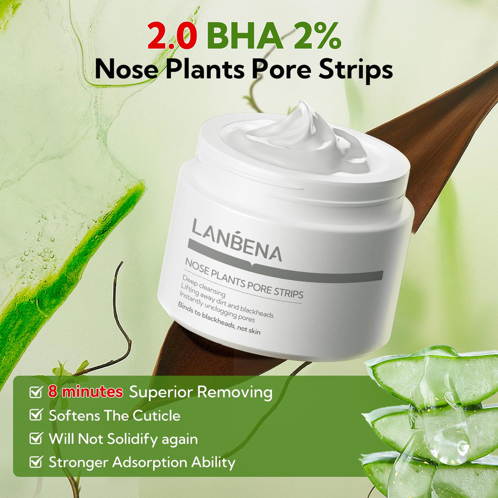 LANBENA single paper strip ready to apply for efficient pore removal