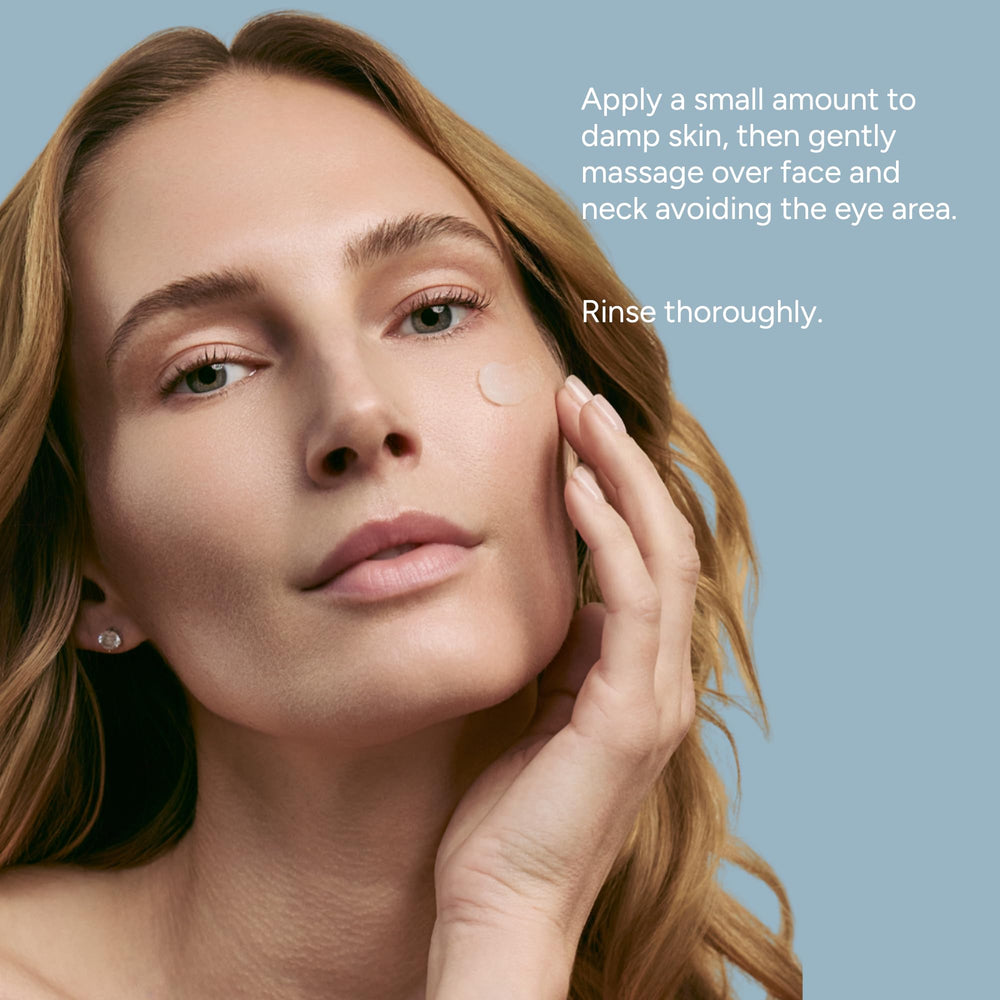 lancer rinsed skin result showing hydrated, smoother-looking skin after polish use
