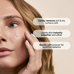 Lancer Skincare polish texture close-up showing fine mineral exfoliant