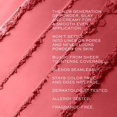 Lancôme brush applying blush demonstrating smooth application and control