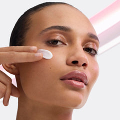 Lancôme Hydra Zen beside a 1.7 fl oz scale ruler, showing true product size and travel-friendliness