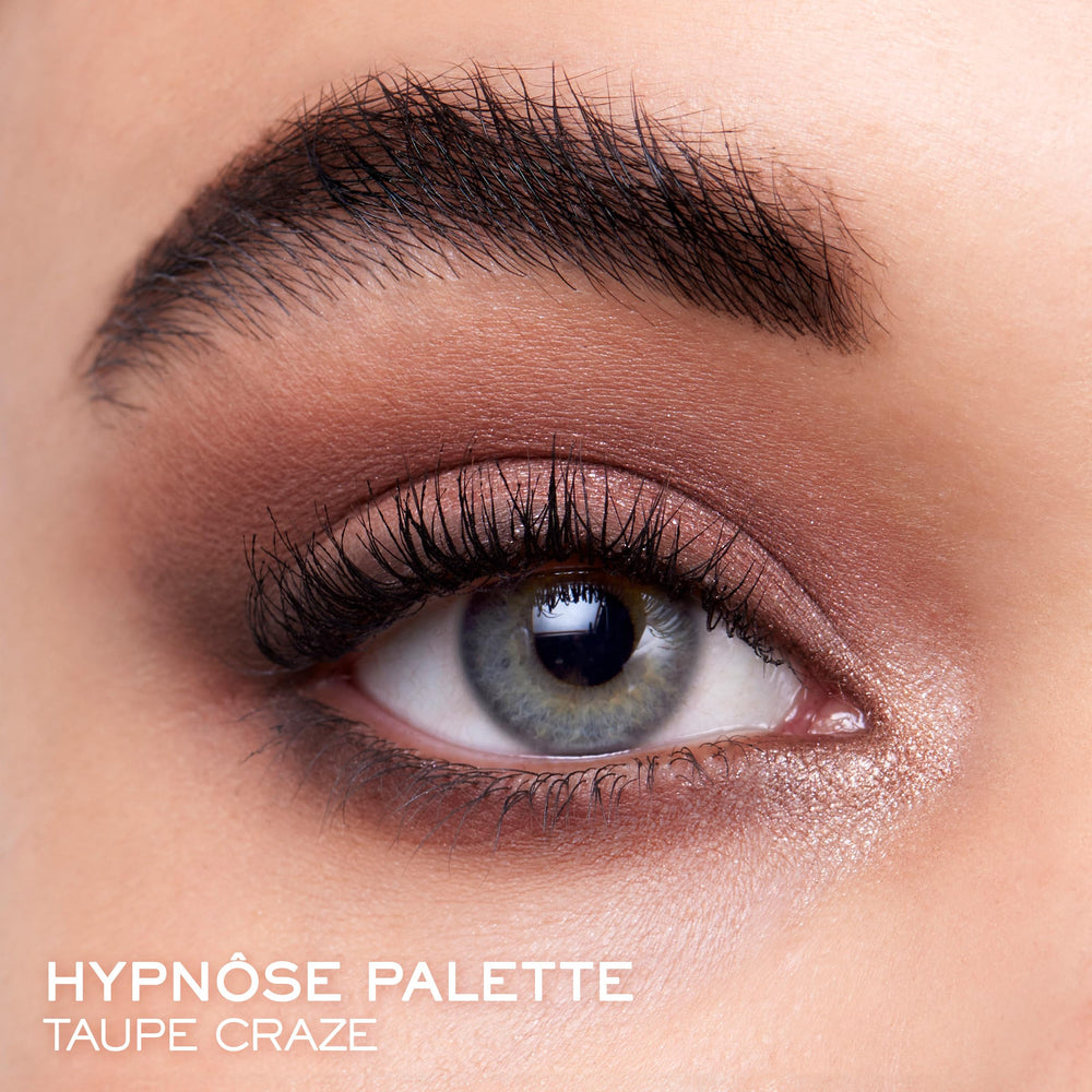 Lancôme Hypnôse textured swatches on skin demonstrating high pigment payoff and buildable coverage