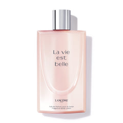 Lancôme front bottle view showing label and elegant packaging benefit: premium presentation