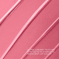 Lancôme scale comparison in hand highlights true lipstick size and easy portability benefit