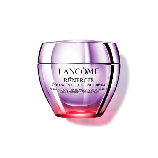 Lancôme jar front view showing product benefits and luxurious finish