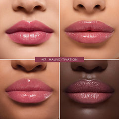 Lancôme on vanity with other makeup showing layering versatility benefit