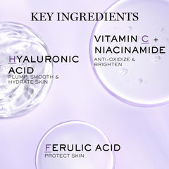 Lancôme evening routine scene showing serum used before moisturizer