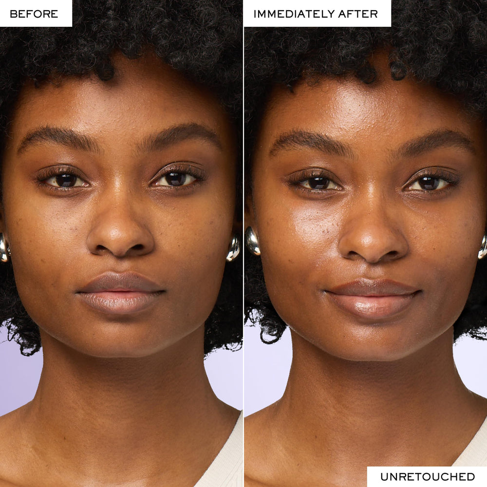 Lancôme Rénergie used on face and neck showing lifting and smoothing benefit