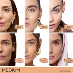 Lancôme texture droplets on surface showing finish and hydration benefit for smooth blendability