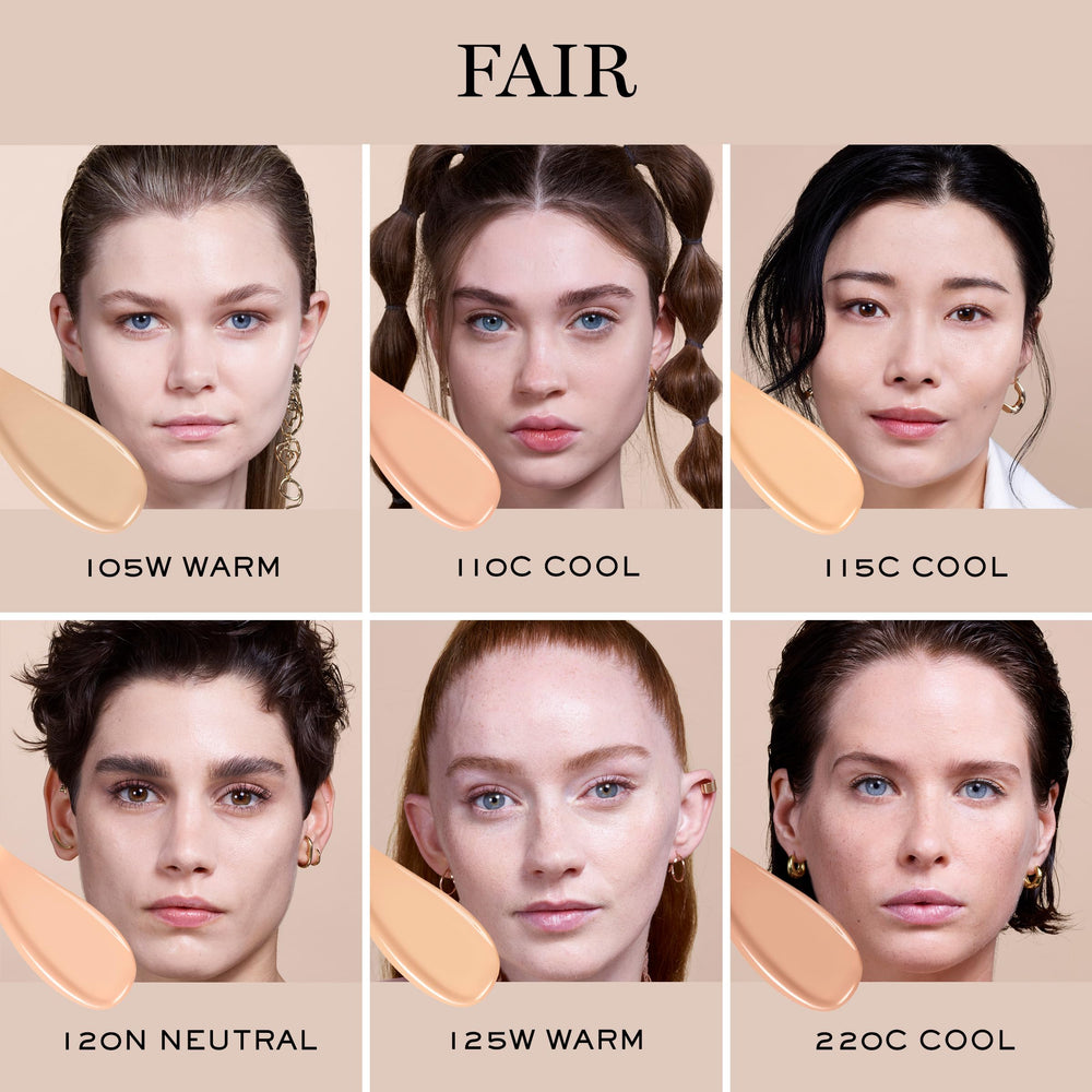 Lancôme application with sponge illustrating smooth, buildable coverage