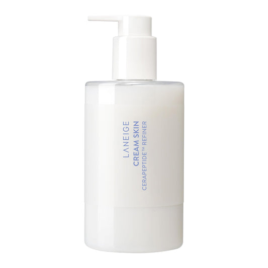 LANEIGE front bottle showing large refillable 320 ml size and convenience