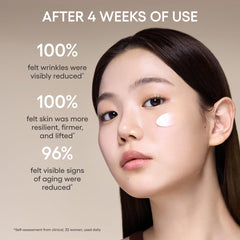 LANEIGE cream being smoothed on hand to demonstrate spreadability and moisture