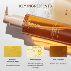 LANEIGE oil texture in hand demonstrating melt-away makeup effectiveness