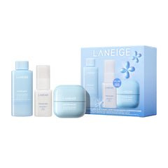 LANEIGE front packaging showing complete hydration set for travel convenience