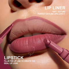 LANGMANNI application on model showing even velvet-matte finish and confidence